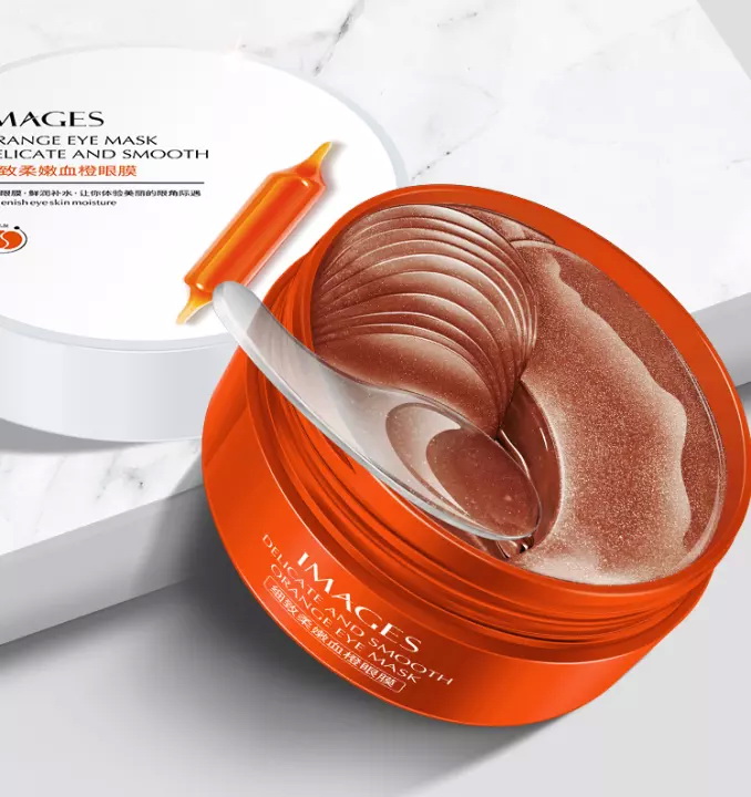 พร้อมส่ง!!!IMAGES EYE MASK BLOOD ORANGE มาร์คใต้ตาวิตามินซี1กระปุกได้ถึง30คู่!!คุ้มมากแม่