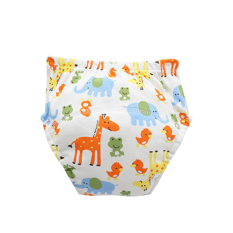 กางเกงเลิกเพิส กางเกงผ้าอ้อม กางเกงซับฉี่ซักใส่ซ้ำได้Baby Training Pantsกางเกงในเด็กผ้าฝ้าย ผ้านุ่มใส่สบาย