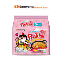 [แพ็ก 5 ซอง] Samyang Buldak Spicy Ramen Carbonara  ซัมยัง บูลดัก สไปซี่ ราเมง คาโบนาร่า (130g.x5)