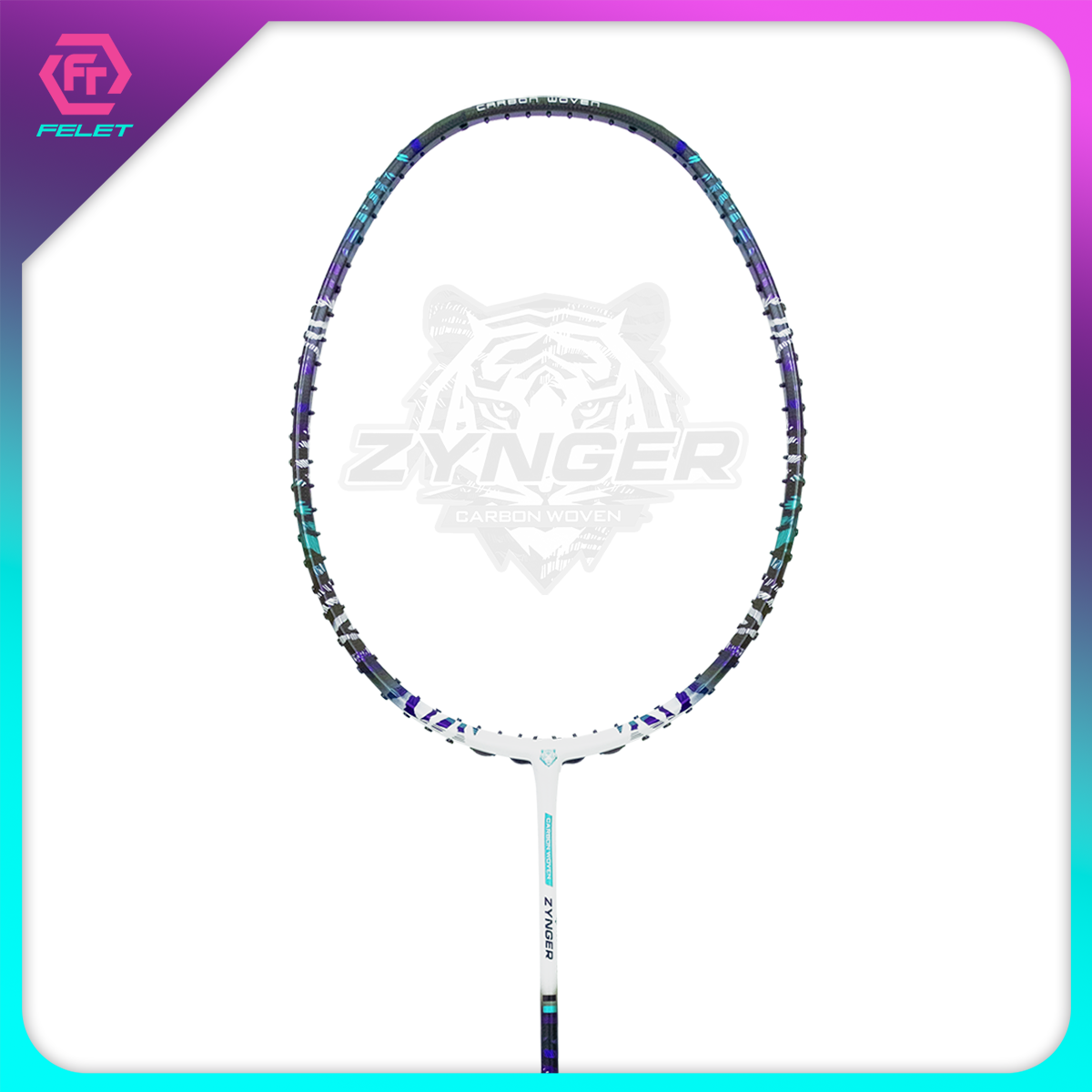 Felet Badminton Racket, Model Carbon Woven Synger (4U), Comes with a Free Case, Only for This Model. ราคา 3,540 บาท*ส่งฟรี