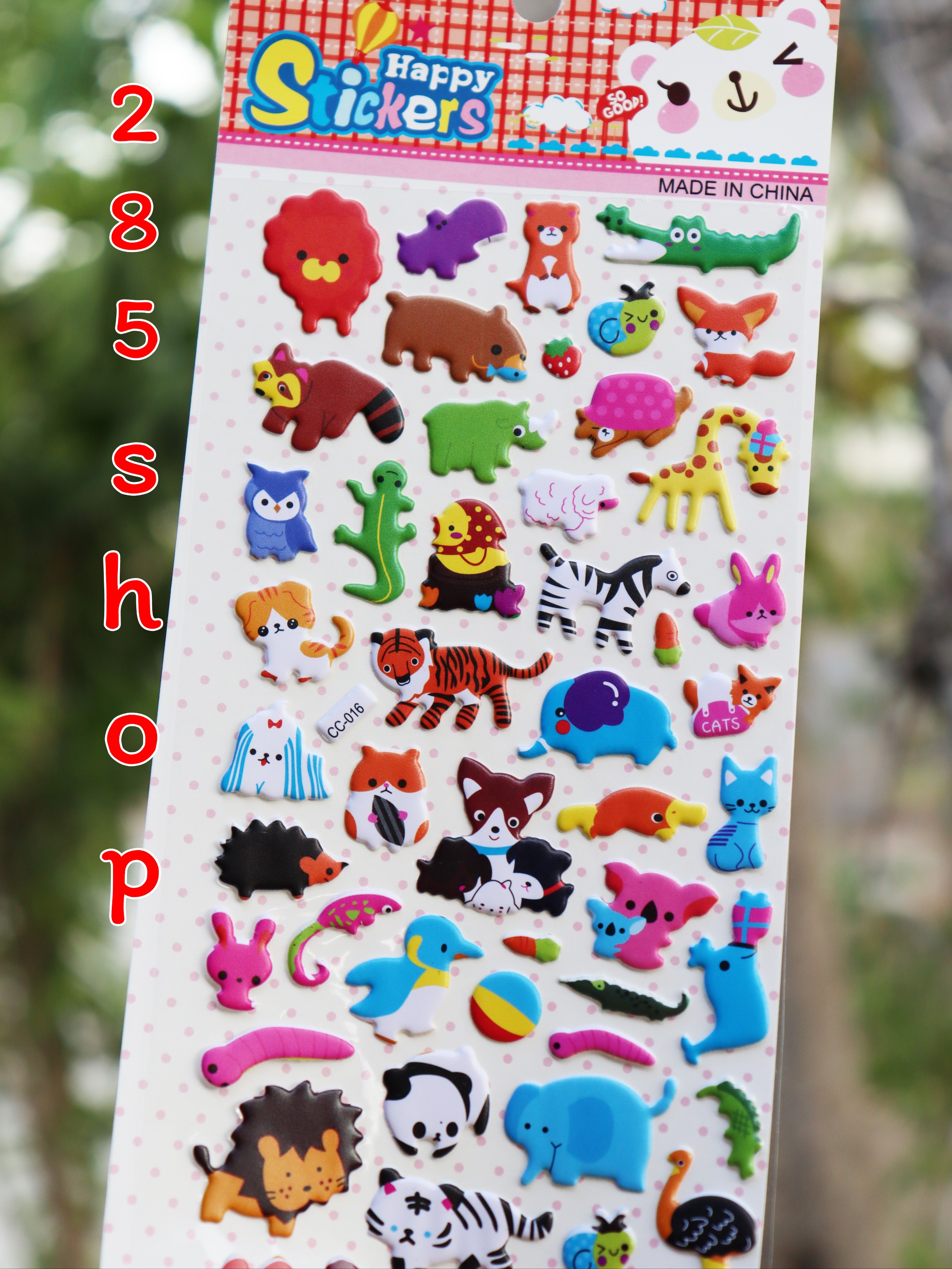 สติ๊กเกอร์นูนเกาหลี 3D เกรดเอ ขนาด 10x24 cm สีสวยลายน่ารัก Kids Stickers 3D PVC Korea สินค้าพร้อมส่ง สินค้าในประเทศไทย