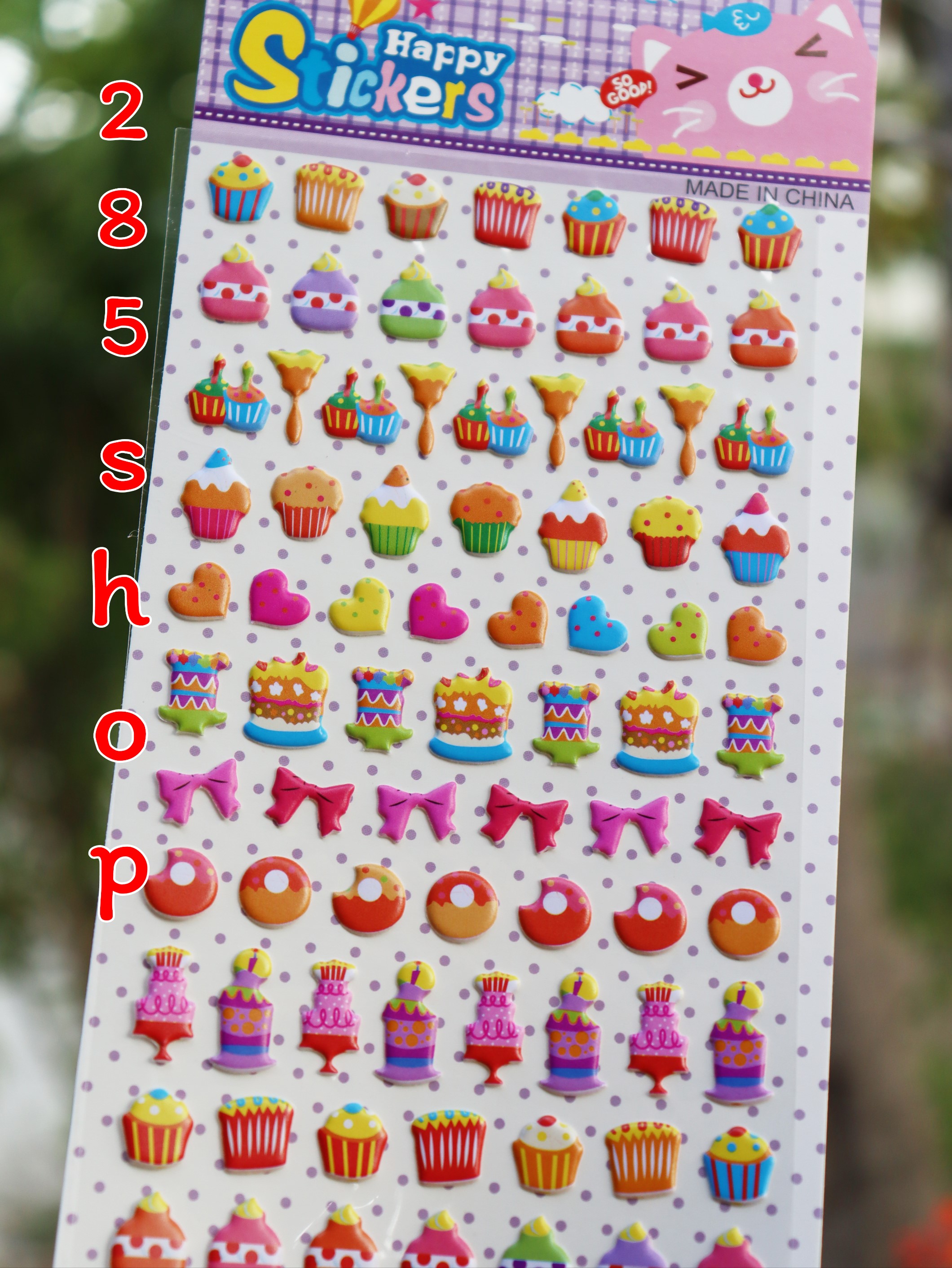 สติ๊กเกอร์นูนเกาหลี 3D เกรดเอ ขนาด 10x24 cm สีสวยลายน่ารัก Kids Stickers 3D PVC Korea สินค้าพร้อมส่ง สินค้าในประเทศไทย