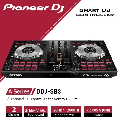 เครื่องเล่นดีเจPIONEER : DDJ-SB3 2-channel DJ controller for Serato DJ Lite