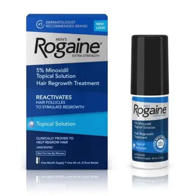 Men's Rogaine Solution 60ml ( Lot ใหม่มาก )พร้อมส่งทันที แถมฟรีขวดสเปรย์