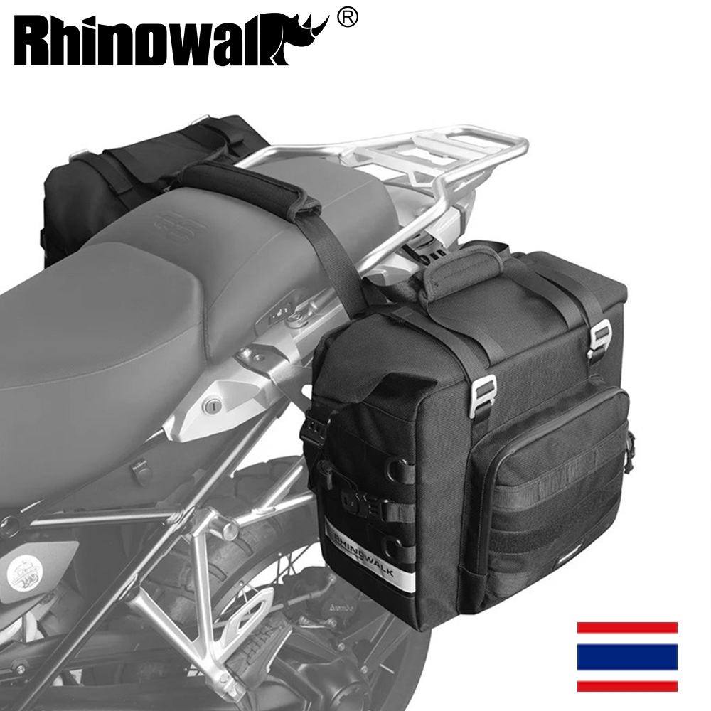อะไหล่มอเตอร์ไซค์ ชิ้นส่วนแต่งรถมอเตอร์ไซค์คุณภาพดี Rhinowalk MTR2050 กระเป๋าติดแร็คข้างมอเตอร์ไซค์