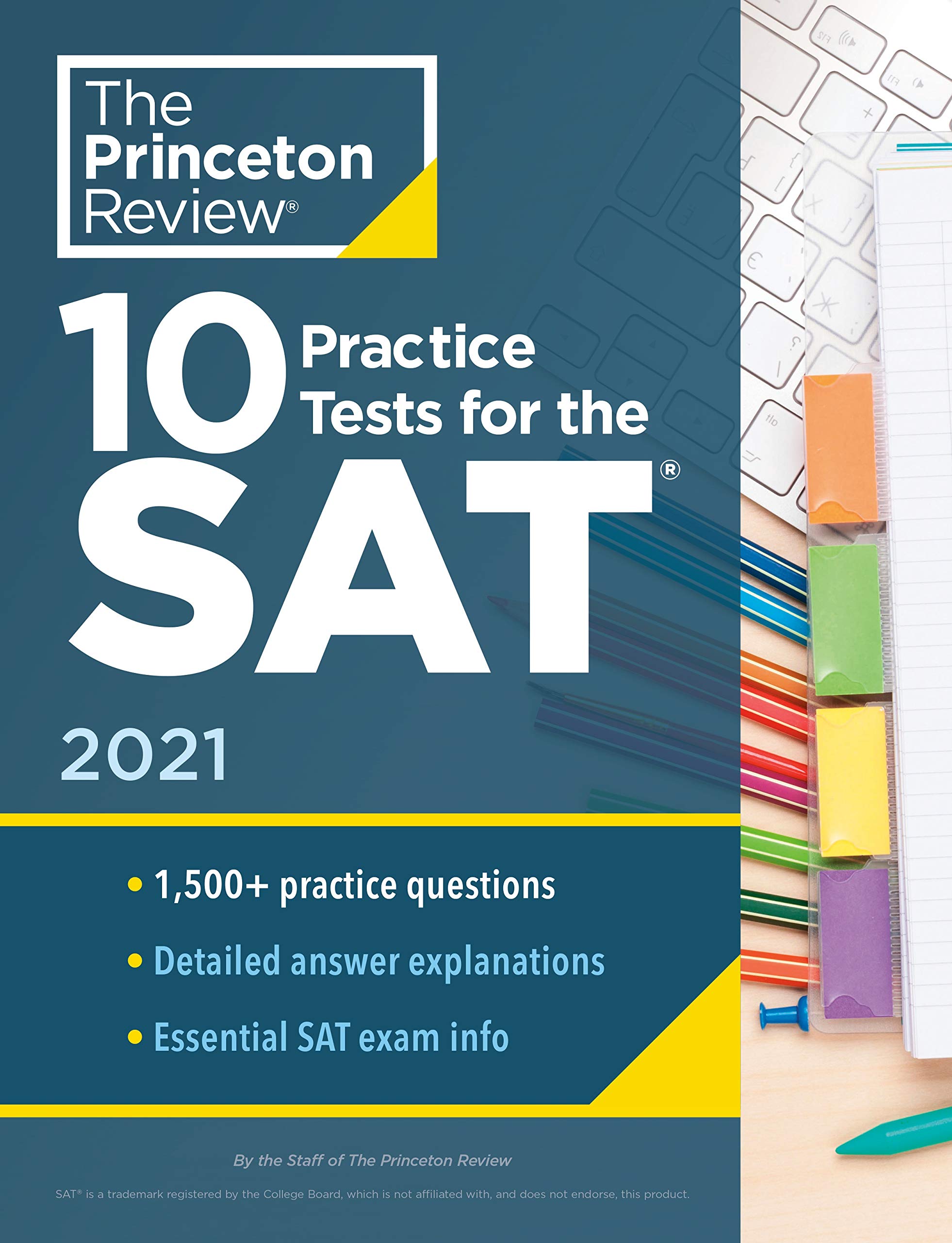 10 Practice Tests for the Sat 2021 : Extra Prep to Help Achieve an Excellent Score, 2021 EDITION หนังสือภาษาอังกฤษพร้อมส่ง