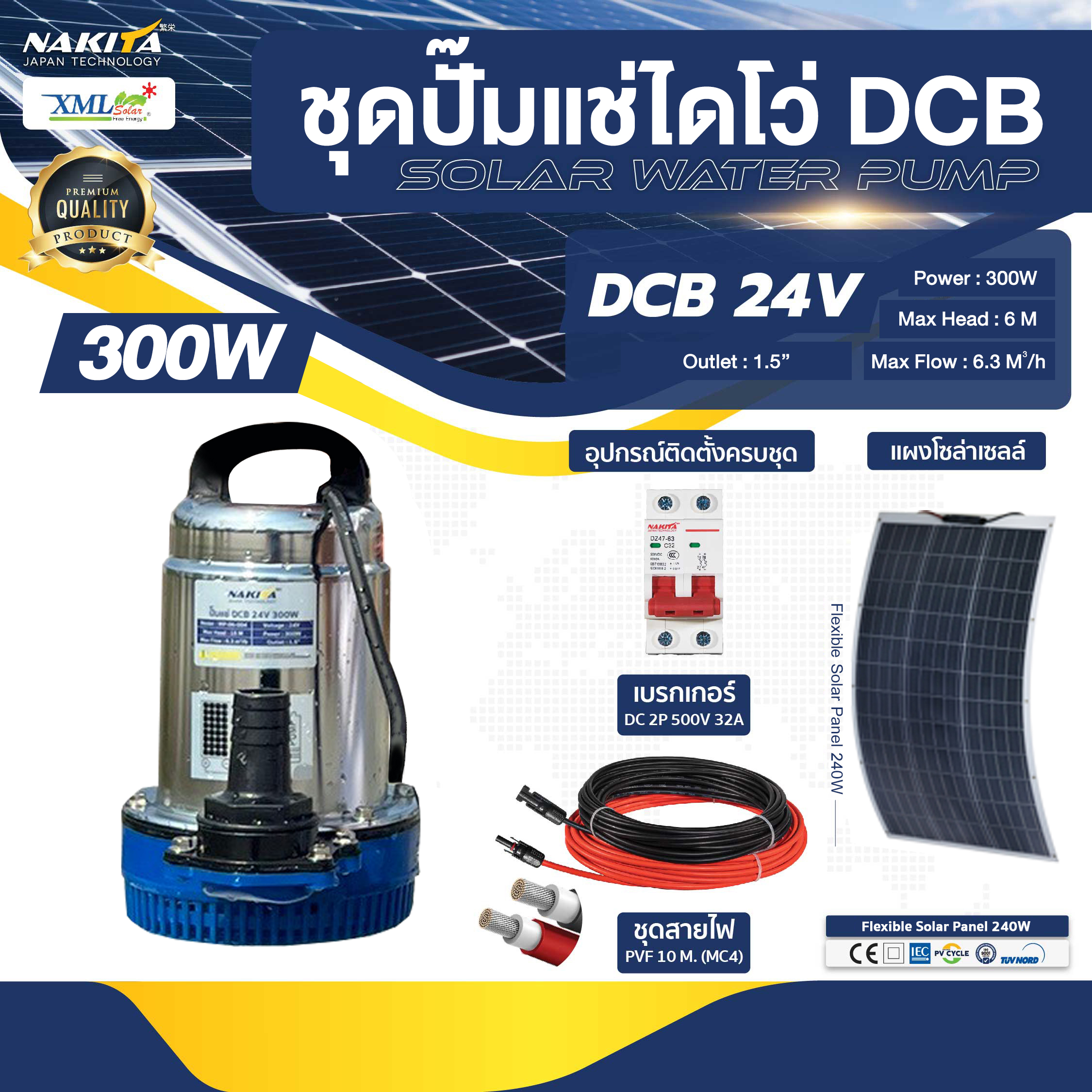 ปั๊มแช่ไดโว้ สแตนเลส ราคา 4,326 บาท*ส่งฟรี