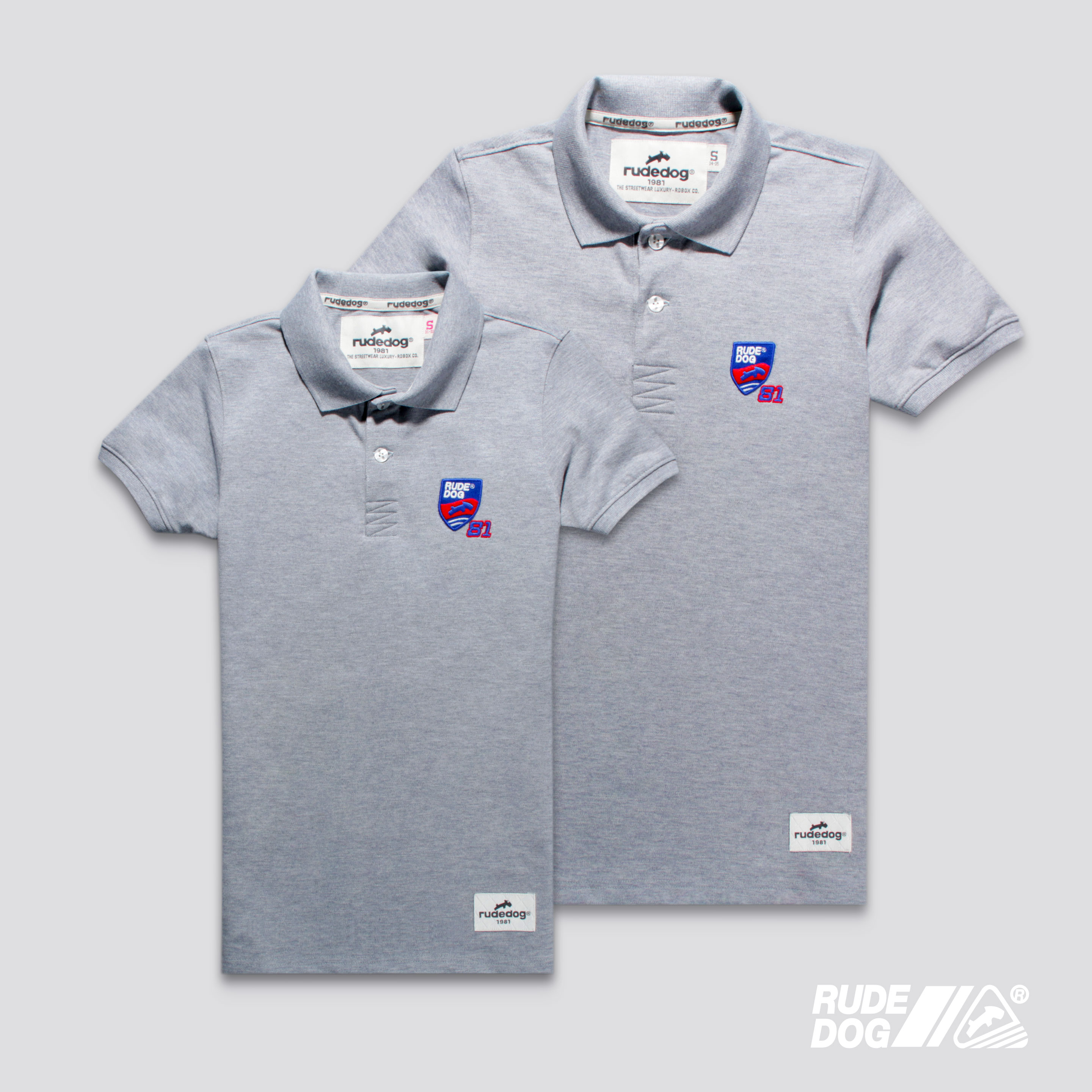 Rudedog เสื้อโปโล ผู้ชาย รุ่น F One (สาปเรียบ) (Men Polo)