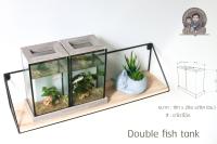 double fish tank ตู้เลี้ยงปลากัดเซ็ตคู่
