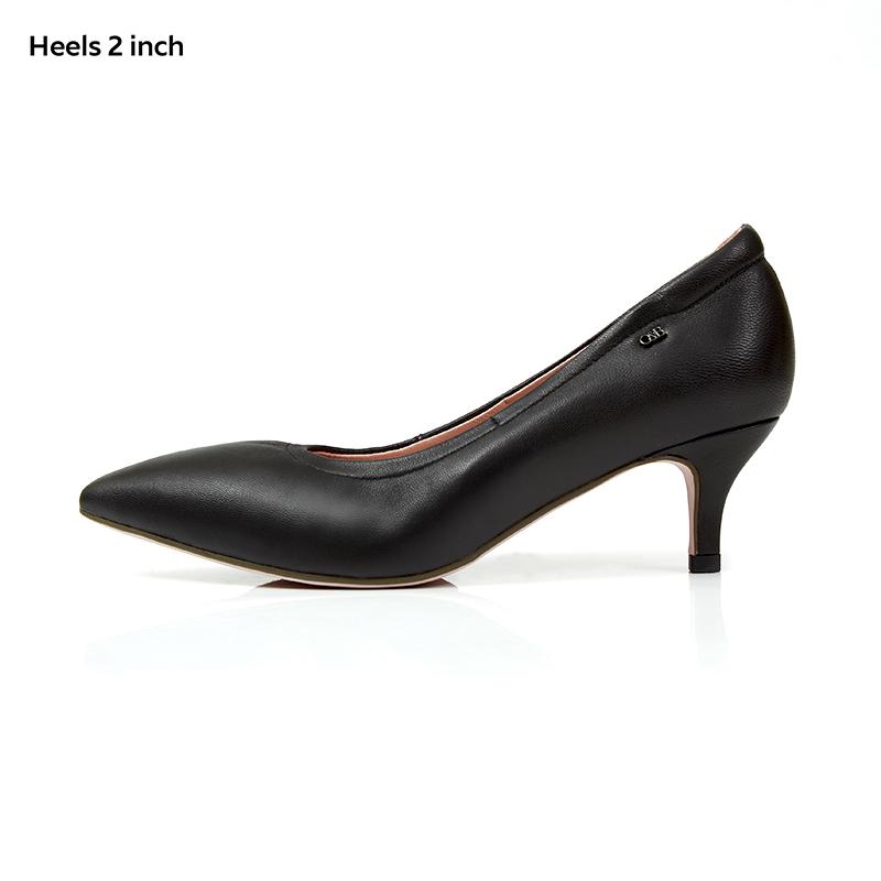 O&B รองเท้าส้นสูงหนังแกะ รุ่น DIANA HEELS 2 INC IN DAILY BLACK-11057CS00017F_C9BKXX ราคา 2,871 บาท*ส่งฟรี