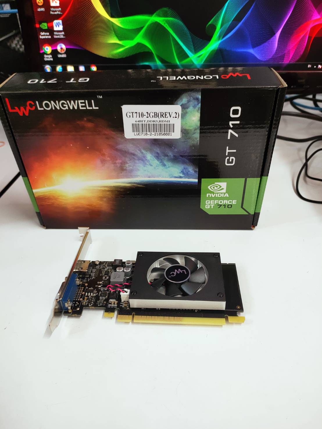 การ์ดจอ NVIDIA GeForce GT 710 2GB การ์ดจอเล่นเกมส์