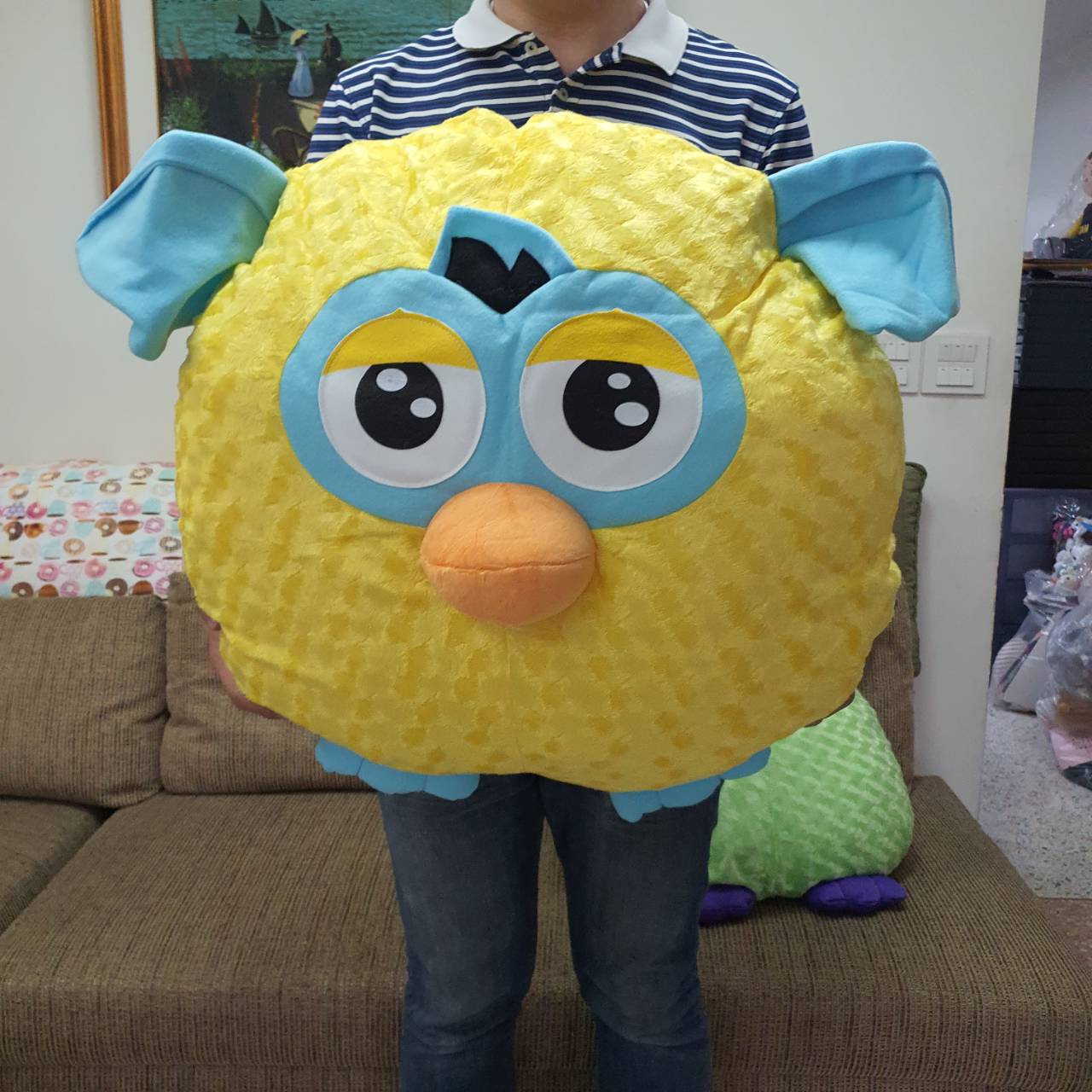 ขายถูก!!! หมอนอิง เฟอร์บี้ Furby ขนาด M และ L มีหลายสี ให้เลือก