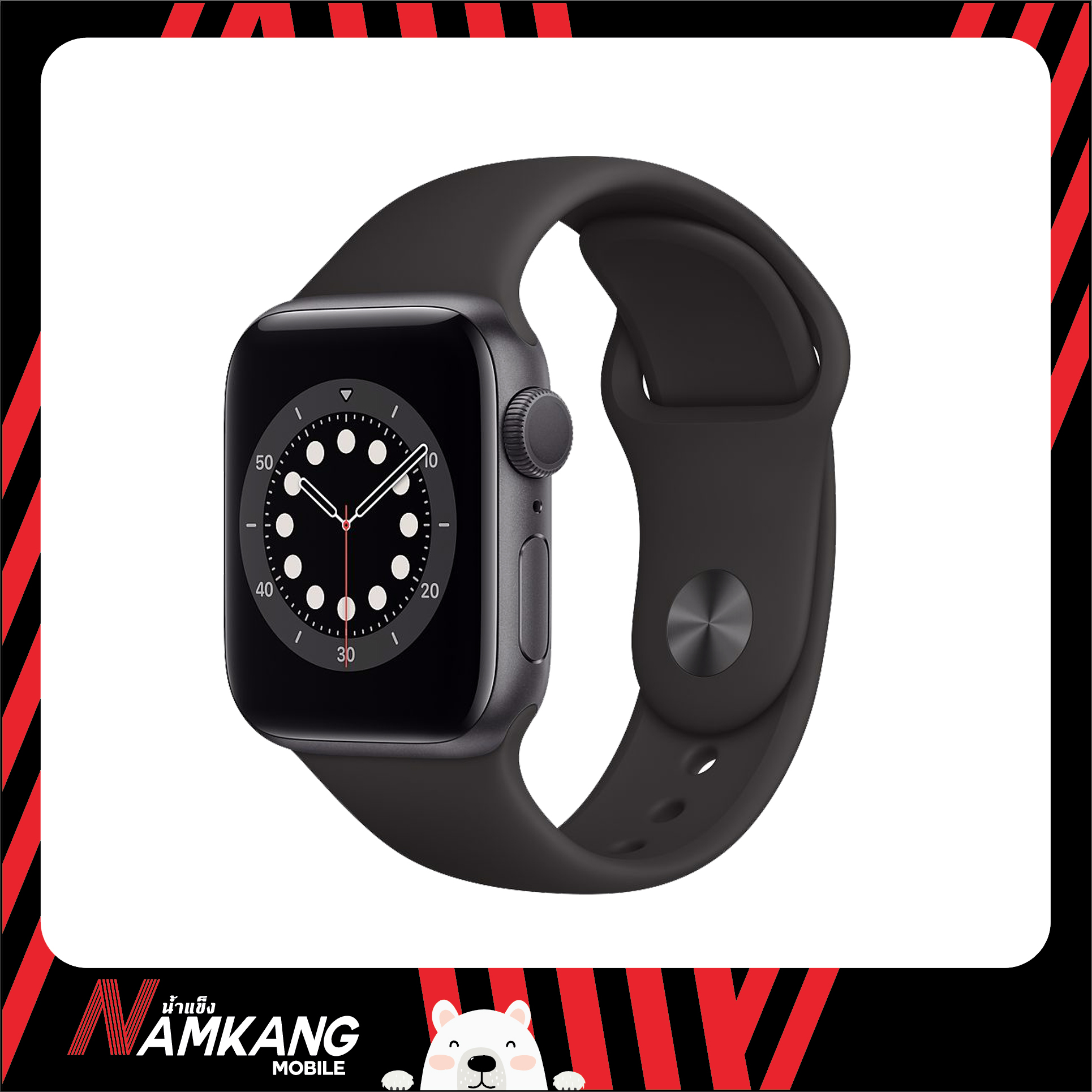 Apple Watch Series 6 Sport Band(Model TH)No Activated เครื่องศูนย์ไทย เครื่องใหม่ เครื่องแท้ รับประกันศูนย์ Apple 1 ปี/ Namkangmobile / ร้าน Namkangmobile
