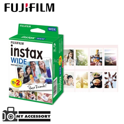 Fujifilm Instax Wide film Polaroid ฟิล์มโพราลอยด์ ฟิล์มขอบขาว ** 10 ไม่มีกล่อง** !!อ่านรายละเอียดก่อนสั่งซื้อ!!