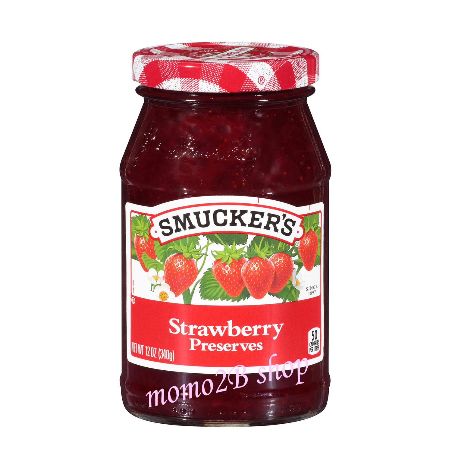 Smucker’s Jam สมักเกอร์ แยมผลไม้ รสสตรอว์เบอร์รี ขนาด 340 กรัม (1 กระปุก)