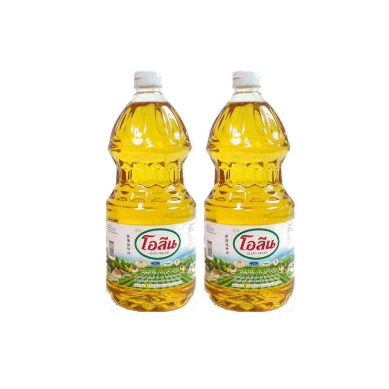 ✨ขายดี✨ โอลีน น้ำมันปาล์ม 2 ลิตร 2 ขวด Olein 2 liters of palm oil, 2 bottles