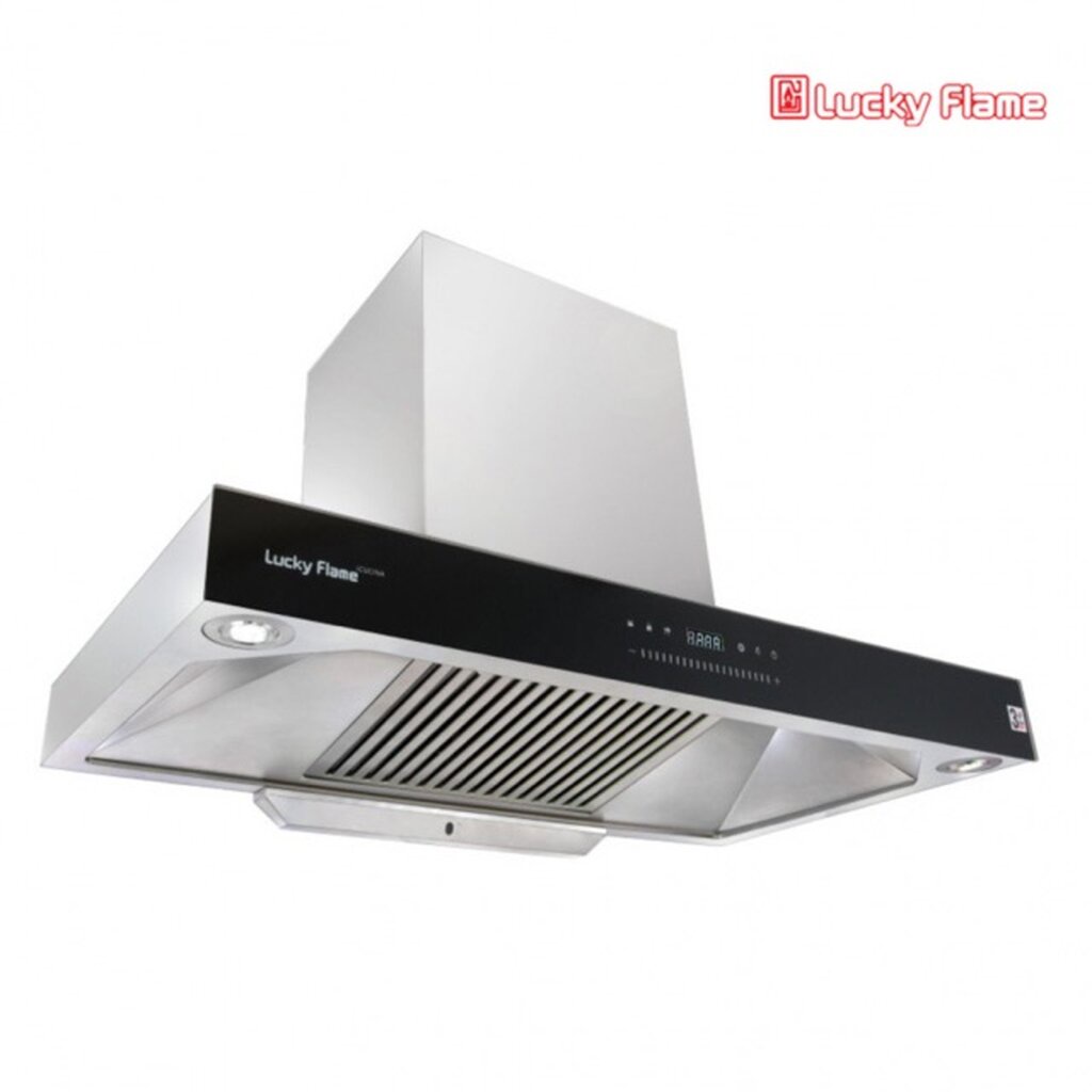 เครื่องดูดควันในครัว Lucky Frame เครื่องดูดควัน LUCKY FLAME รุ่น RG-911T(N) รุ่นใหม่ มาแทนรุ่น RG-911T ฟรี ท่อเฟล็กซ์ พลังดูดเพิ่มขึ้นเป็น 1,600 ลบ.ม./ชม ราคา 13,590 บาท*ส่งฟรี