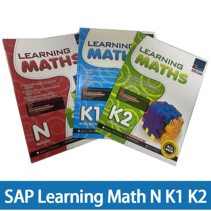 （Local shipment)9 Pcs/Set Sap Learning Mathematics Grade 1-6 Children Math Book Singapore Kindergarten Primary School Mathematic Textbook