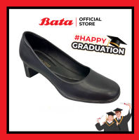 *Best Seller* Bata บาจา รองเท้าคัทชู รองเท้ารับปริญญา รองเท้าทางการ รองเท้าทำงาน สำหรับผู้หญิง ส้นสูง 2 นิ้ว พื้นนุ่ม ใส่สบาย สีดำ รหัส 7516661