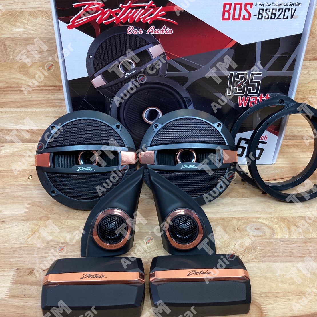 หูช้างตรงรุ่น HONDA HR-V 2014-2020 ลำโพงแยกชิ้น 6.5” BOSTWICK BOS-BS62CV + ฐานรองลำโพงตรงรุ่น จำนวน 1คู่ ราคา 3,500 บาท*ส่งฟรี