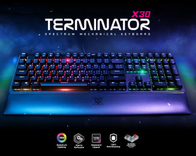 คีย์บอร์ดเกมมิ่ง NUBWO TERMINATOR X30 RGB