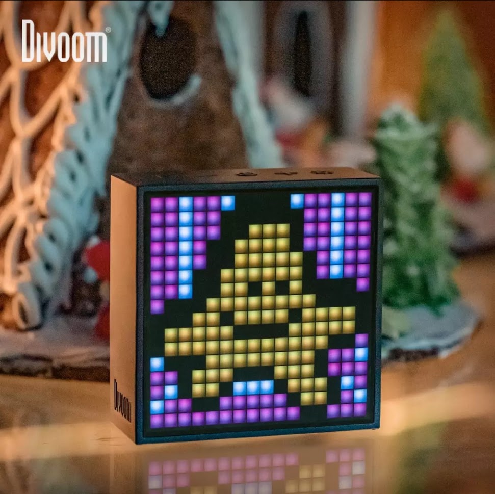 แท้100% ลำโพงบลูทูธ รุ่น Divoom TIMEBOX-EVO  With Clock Alarm, Programmable Led Display For Pixel Art Creation, Notification And Stopwatch