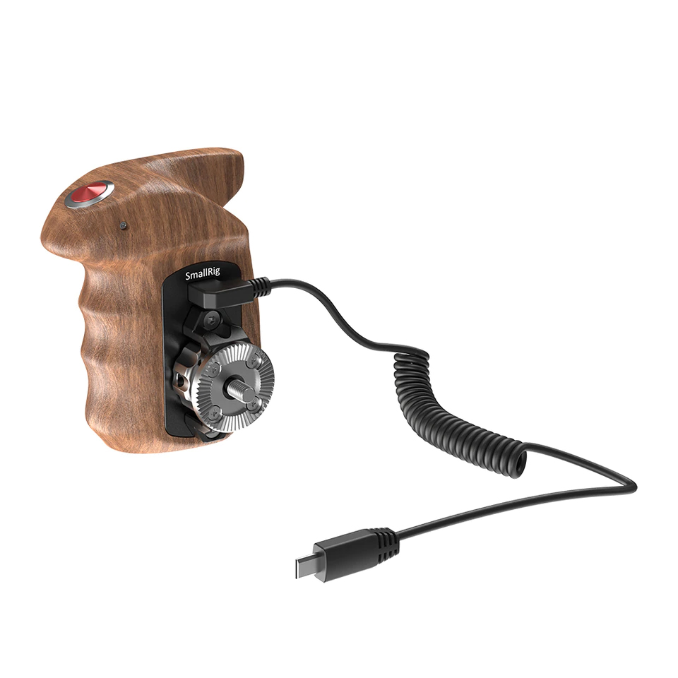 SmallRig HSR2511 Right Side Wooden Hand Grip with Record Start/Stop Remote Trigger for Sony Mirrorless Cameras - ประกันศูนย์ไทย