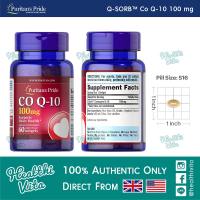 Puritans Pride - Q-SORB™ Co Q10 100 mg : 60 Sgel ❌Exp. 11/28