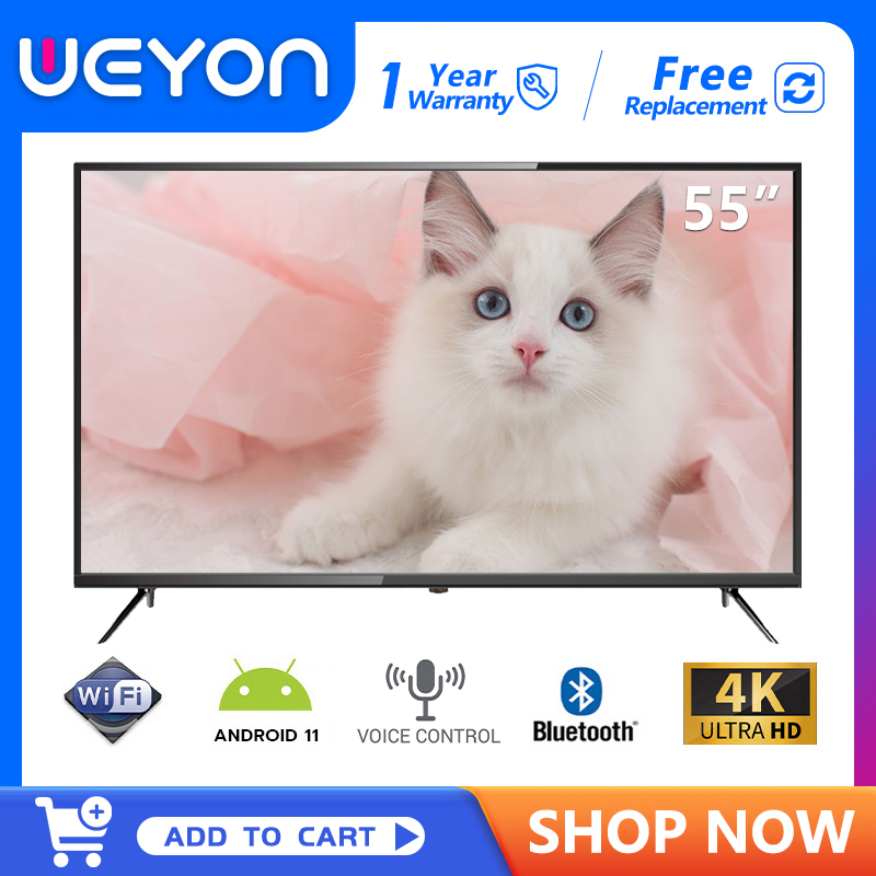 Weyon Tv 32 Inches 40 Inches 43 Inches 50 Inches 55 Inches Wifi Smart Tv ราคา 3,590 บาท*ส่งฟรี