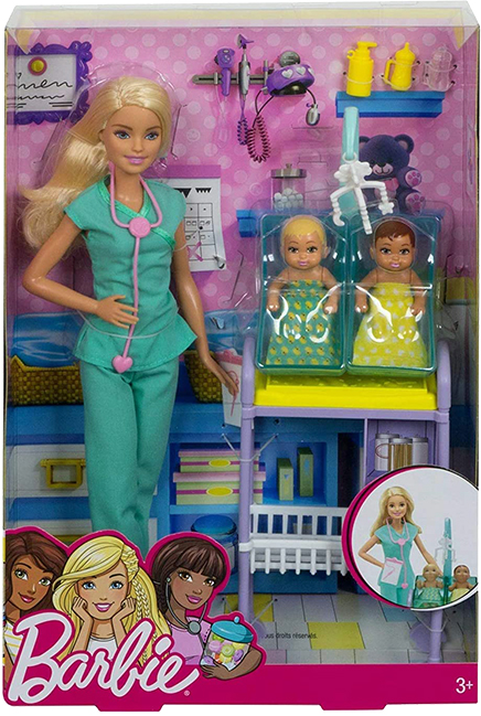 Barbie ตุ๊กตาบาร์บี้ อาชีพคุณหมอ Doctor Playset ของแท้