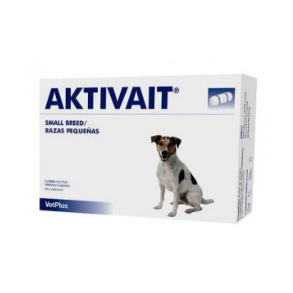 [EXP2023]​ VetPlus Aktivait Small Breed Dog เว็ทพลัส แอคติเวท อาหารเสริมสำหรับสุนัขพันธุ์เล็ก 60แคปซูล