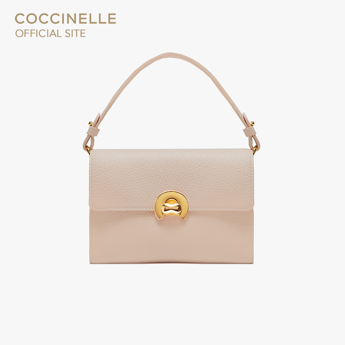 COCCINELLE BINXIE MINI HANDBAG 580101 POWDER PINK ราคา 15,900 บาท*ส่งฟรี