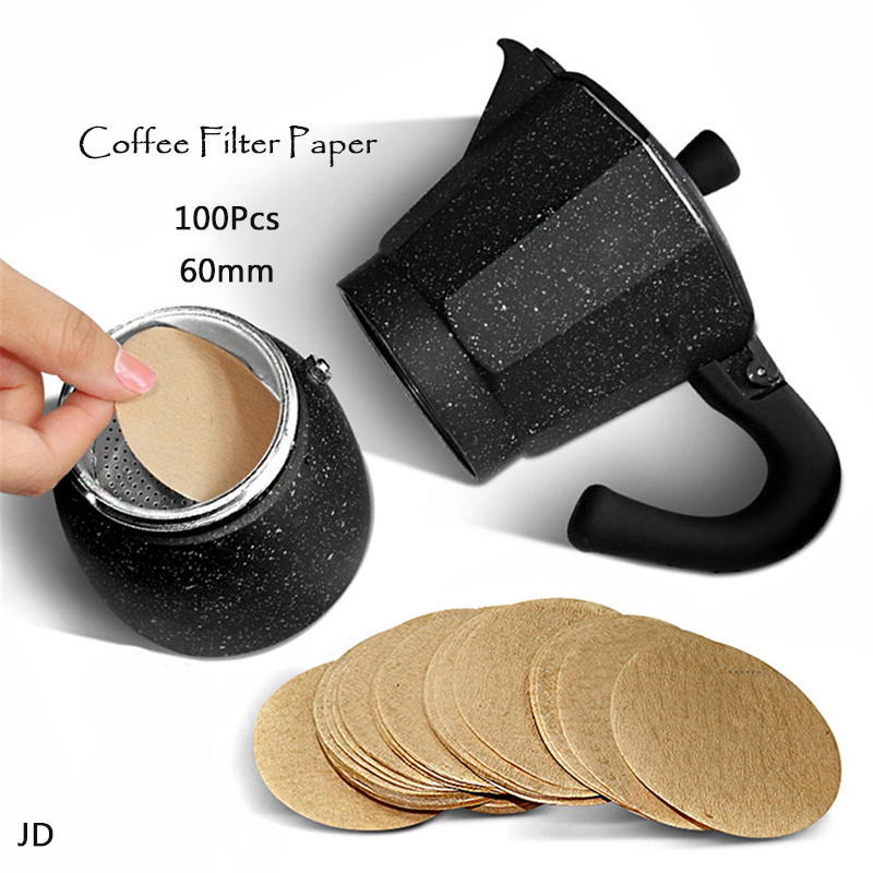 กระดาษกรองกาแฟ กรองกาแฟ ดริปกาแฟ drip coffee จำนวน100แผ่น/1แพ็ค (สีน้ำตาล) กระดาษกรอง สำหรับกรวยดริปกาแฟ Drip Coffee Filter Paper Jaidii