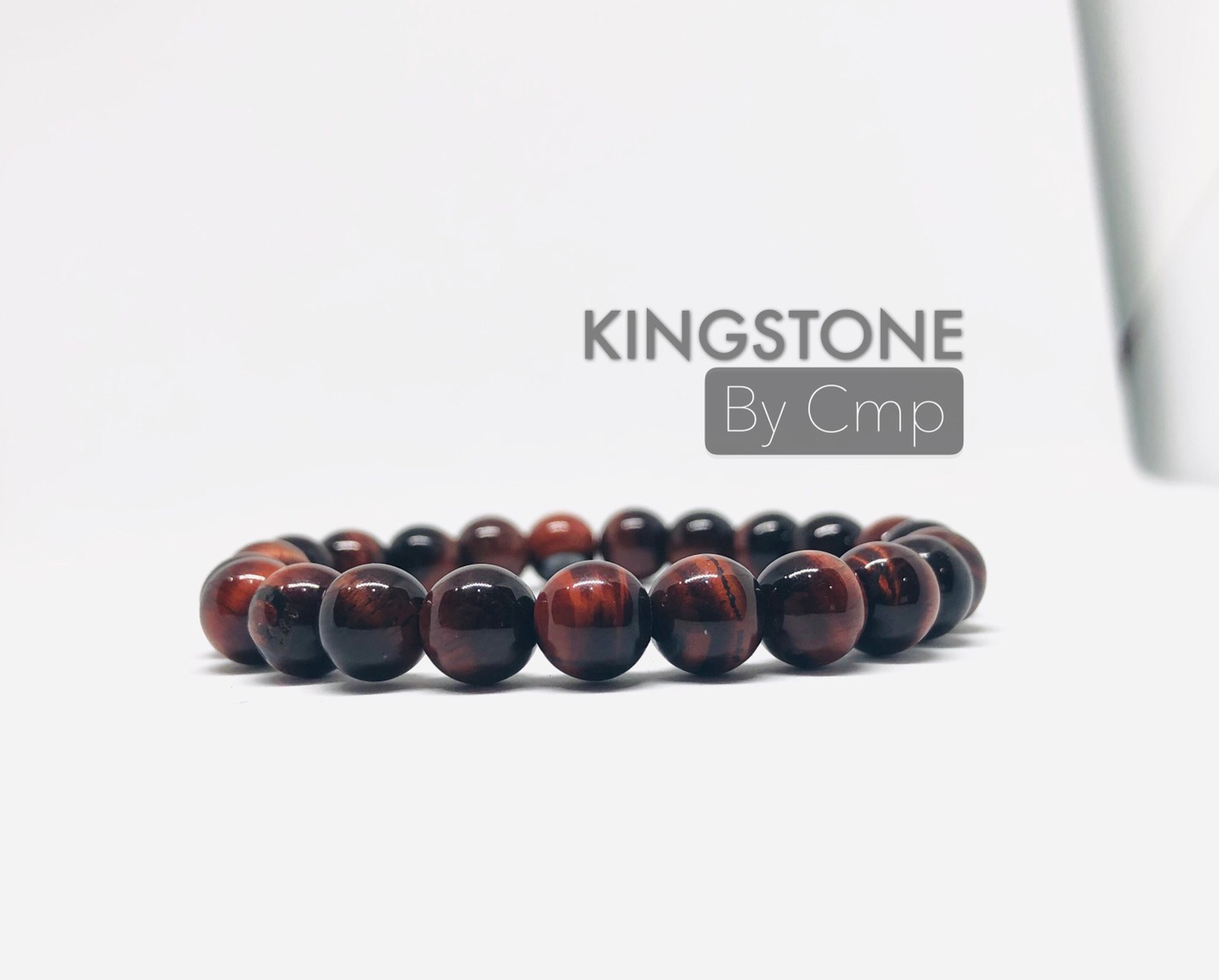 Genuine Stone Bracelet, Tiger Eye, 8, 10, 12 Mm. Tiger Eye