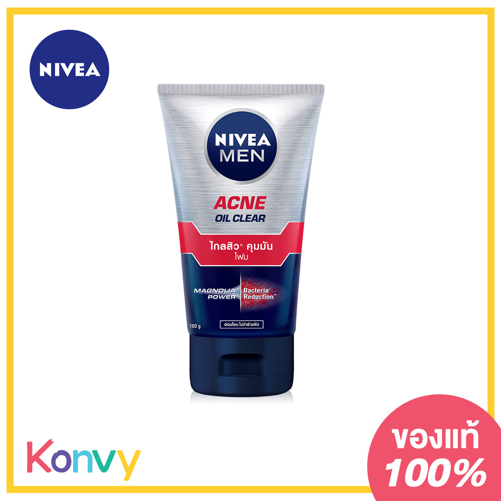 NIVEA Men Acne Oil Clear Foam 100g