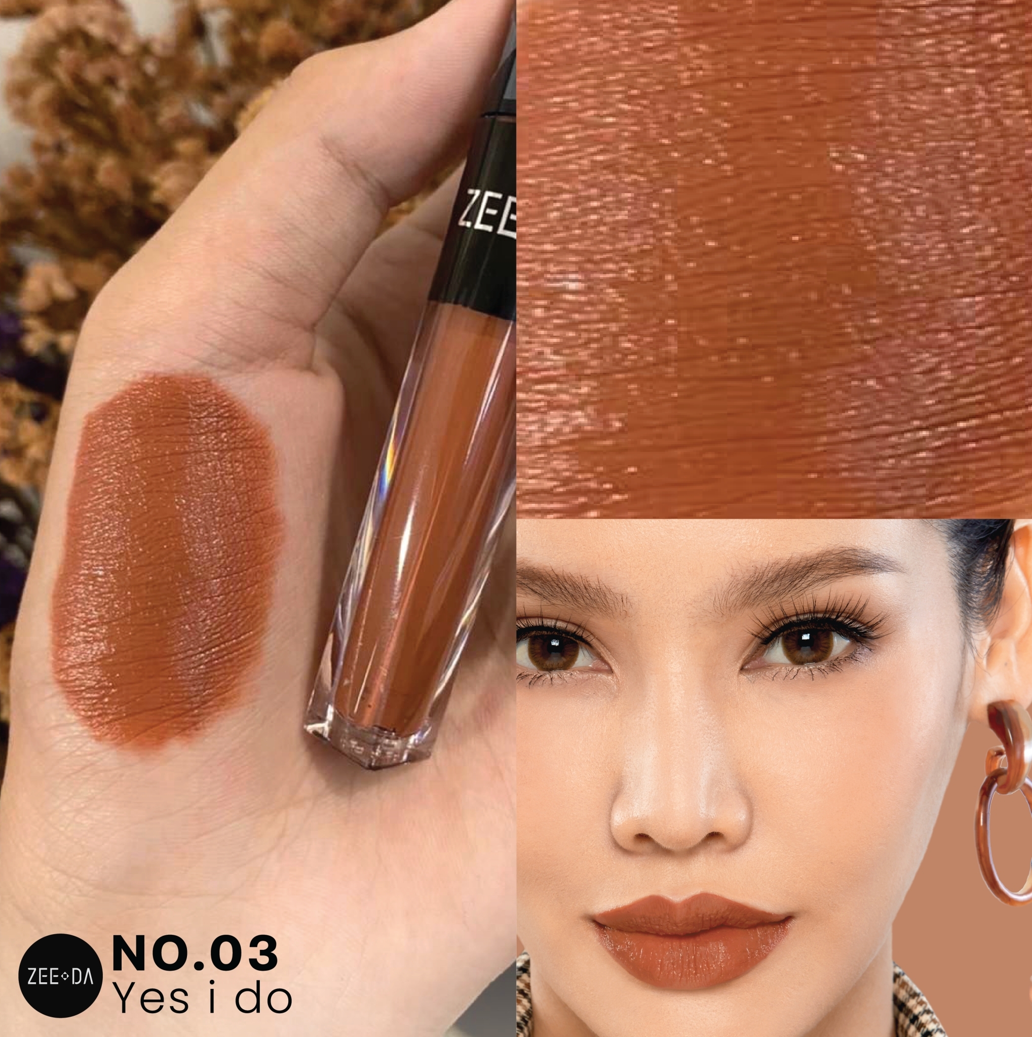 zeeda silky coat ip matte #03 ราคา 190 บาท*ส่งฟรี