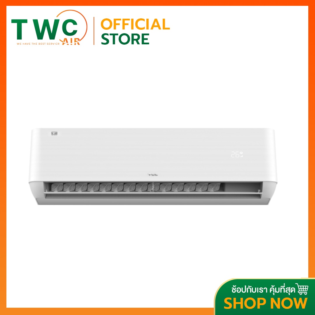 Tcl Wall-Mounted Inverter Air Conditioner, Model Inverter Pros, Size 10350-24010 Btu. ราคา 14,999 บาท*ส่งฟรี