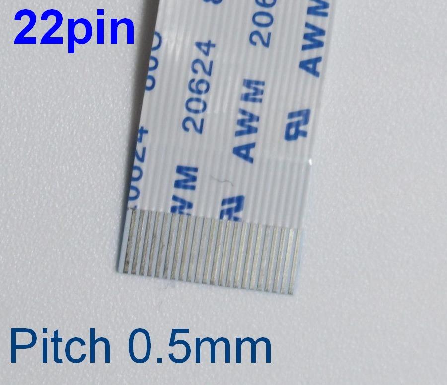 สายแพร Pitch 0.5mm ยาว 20cm TYPE-A Flexible Flat Cable สายแพ FFC 6pin 8pin ,24pin 4pin 10pin 12pin 14pin,16pin,18pin,20pin,22pin 26pin,28pin,30pin,32pin,34pin 36pin 38Pin 40pin,50pin,54pin,60pin AWM