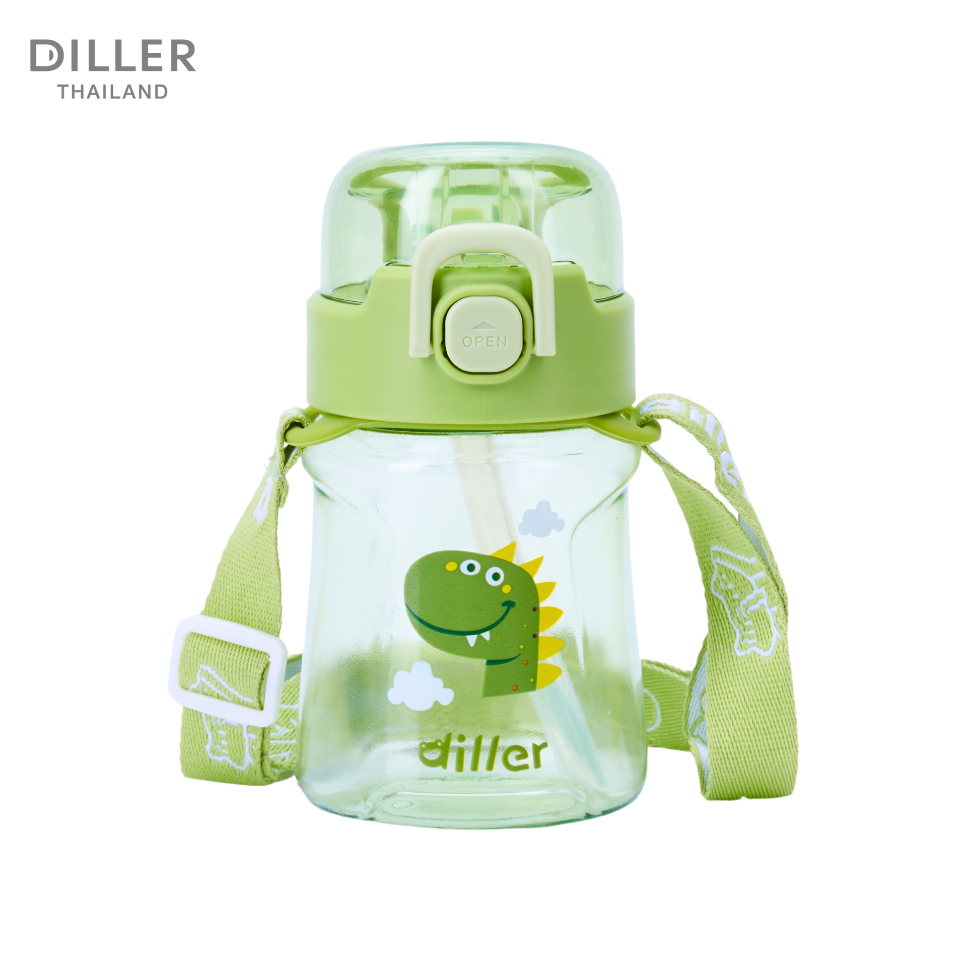 Diller Tritan Flask 400/550ml กระติกน้ำสำหรับเด็ก ปลอดภัยปราศจาก BPA และ Phthalates พร้อมส่งจากกทม. (DB007 / D2561)