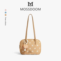 MOSSDOOM Keira Bag กระเป๋าสะพายไหล่ลายจุดขนาดกลางสำหรับผู้หญิง หวาน อ่อนหวาน มีสไตล์ และน่ารัก