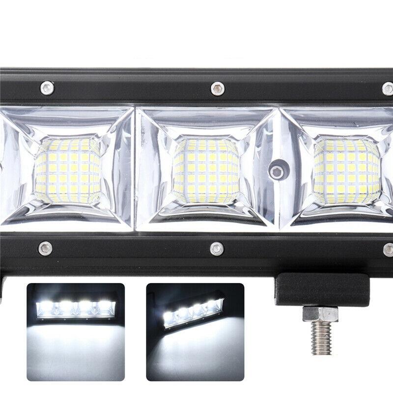 [High Quality] สว่างสุด คุณภาพเยี่ยม 108W Led Work Light Bar Spot Flood For Jeep Off-road Car ไฟรถยนต์บาร์ยาว ไฟหน้ารถ บาร์รถยนต์ 108 วัตต์ เน้นเเสงพุ่งเเละกระจายในโคมเดียว รุ่น SuperBright คุณภาพสูง มีประกันสินค้า เเสงขาว จำนวน 1 โคม