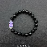 Leila Amulets พญาสี่หูห้าตา รุ่นลงยา (พร้อมกำไลหินฟรีตามรูป)