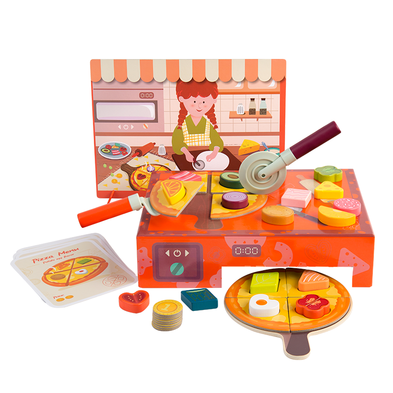 ชุดร้านพิซซ่าแสนอร่อย (Learning shapes : Pizza) [Top Bright] ราคา 980 บาท*ส่งฟรี