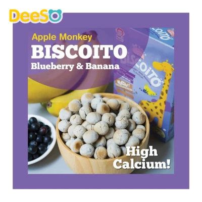 Apple Monkey – Biscoito Bluberry and Banana