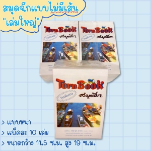 ภาพหน้าปกสินค้าสมุดฉีกไม่มีเส้น เล่มใหญ่ แบบหนา แพ็คละ 10 เล่ม ขนาด 11.5x19 ซม. หนา 55 แกรม(4214115190)ปกตลาดน้ำ ซึ่งคุณอาจชอบราคาและรีวิวของสินค้านี้