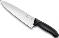 Victorinox มีดทำครัว มีดครัว มีดหั่น มีดสับ / มีดแล่เนื้อ มีดสไลด์ Kitchen Knives -CarvingKnife SwissClassic 20cm Black (6.8063.20B)