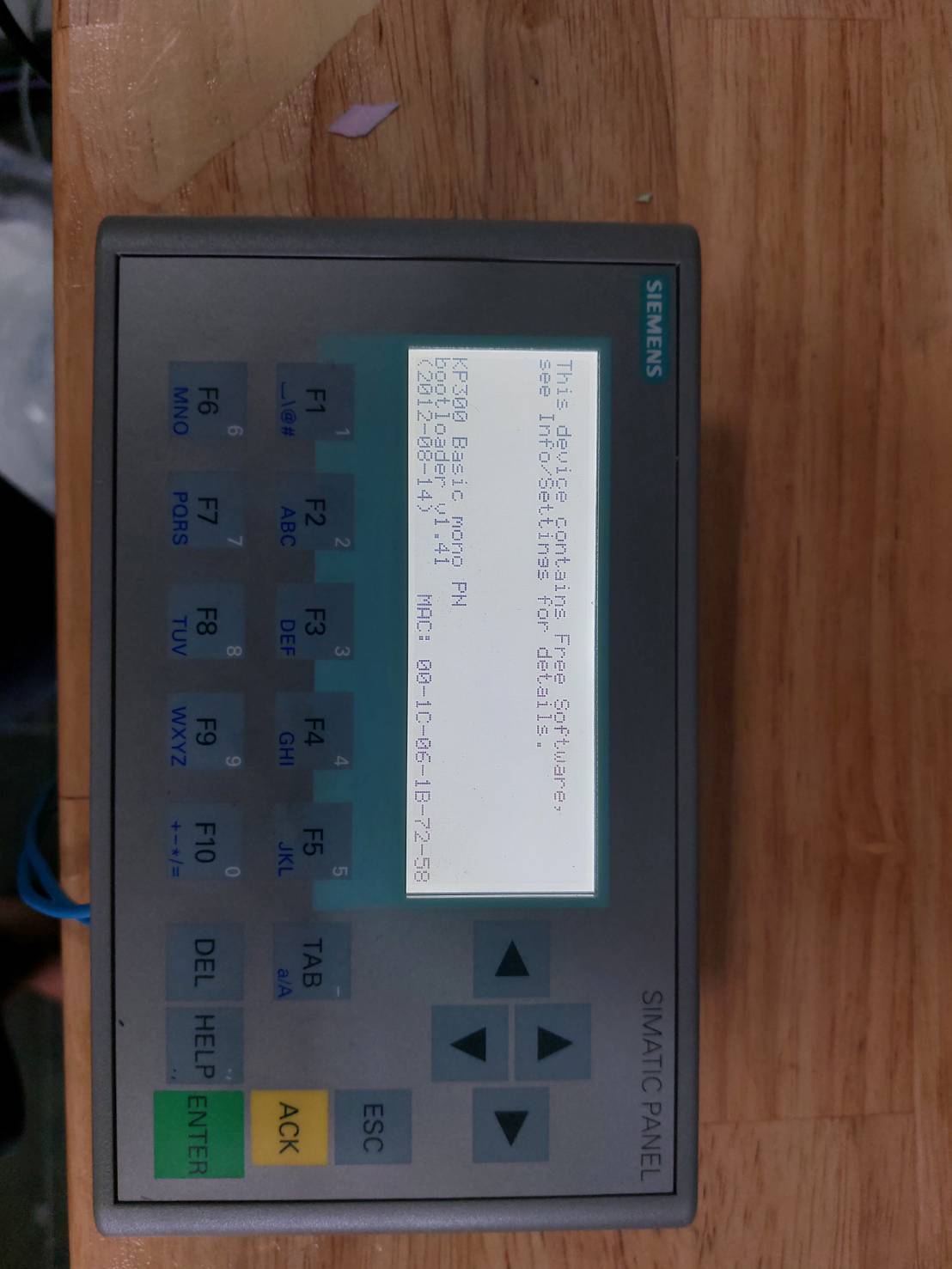 SIMATIC HMI KP300 Basic mono PN 6AV6647-0AH11-3AX0 ราคา 4,500 บาท*ส่งฟรี