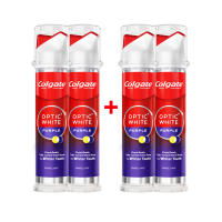 ยาสีฟัน คอลเกต อ๊อพติค ไวท์ เพอร์เพิล บีดส์ ปั๊ม 130 กรัม Colgate Optic White Purple Beads Pump 130g