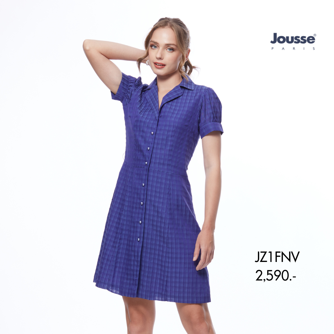 ชุดเดรส Jousse Pencil working Dress ชุดเดรสสั้น คอปก (JZ1FNV) ราคา 1,942 บาท*ส่งฟรี