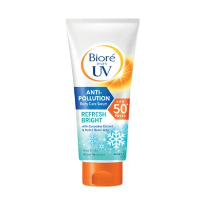 Biore UV Anti-Pollution Body Care Serum Refresh Bright SPF50+ PA+++ บิโอเร ยูวี แอนตี้โพลูชั่น บอดี้